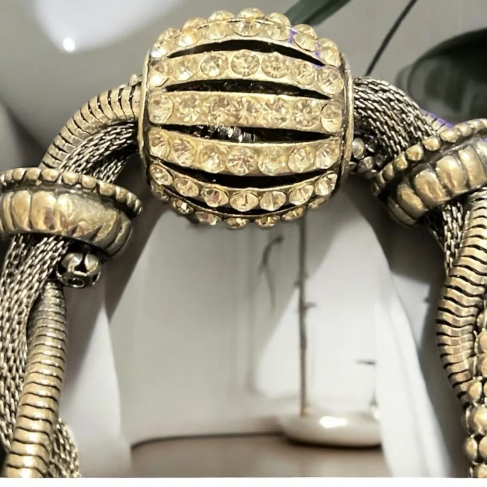 Stunning CZ Twisted Bracelet